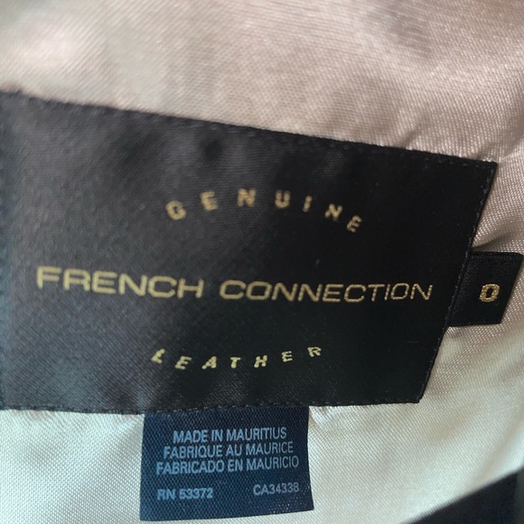 FRENCH CONNECTION Genuine Leather Dress 0 - Picture 5 of 11